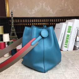 에르메스 리콜백 17 버킷백 172417 블루