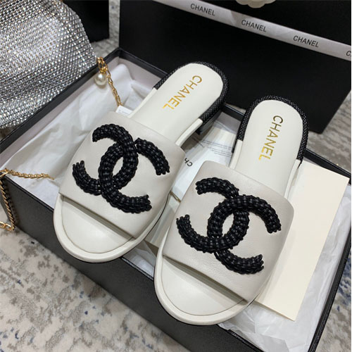샤넬 신상 슬리퍼 G34223 화이트