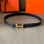 에르메스  신상  양면용 벨트 XTY187 블랙 금장