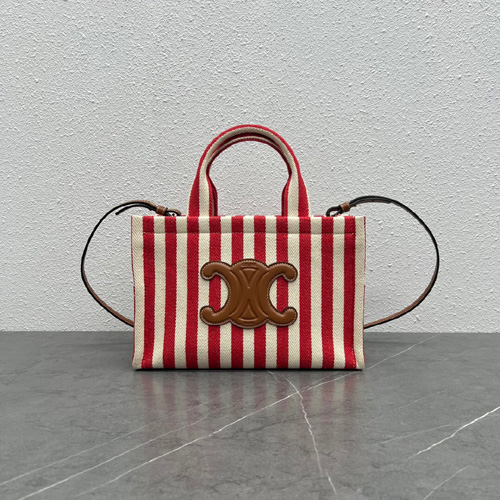 셀린느 스몰 카다스 타이스 스트라이프 토트백 199162-1