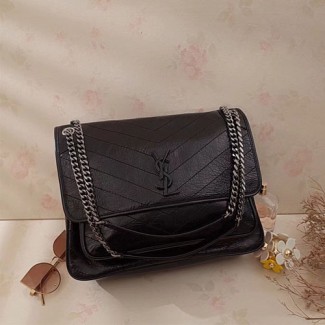 입생로랑 니키 체인 숄더백 498883 블랙