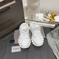 발렌시아가 남여공용 트랙 뮬 653813 화이트