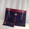 구찌 타이거 헤드 라지 토트백 537219 네이비
