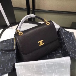 샤넬 신상 탑핸들 플랩백 A8103 블랙
