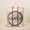 구찌 우로보로스 프린트 캔버스 토트백 484690