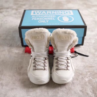 구찌 플래쉬트렉 하이탑 스니커즈 550034 화이트