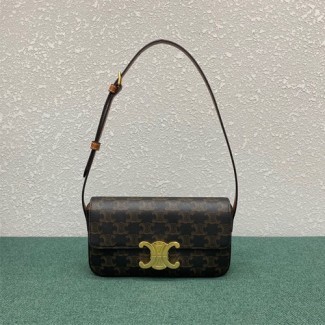 셀린느 트리오페 숄더백 194142 브라운