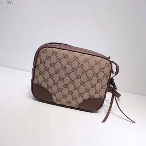 구찌 캔버스 크로스바디백 387360 브라운