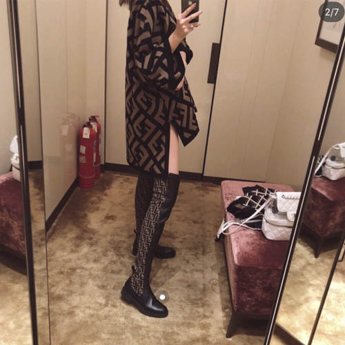 펜디 신상 하이 부츠 FD46065